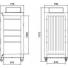 Размеры медицинского автомобильного холодильника Waeco CoolFreeze F0440